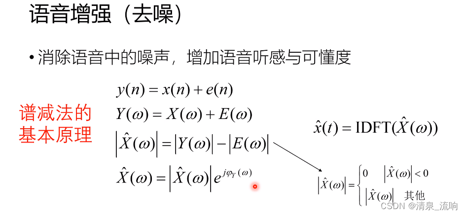 语音增强——基本谱减法及其python实现