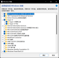 Hyper-V 功能开启