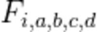 F_{i,a,b,c,d}