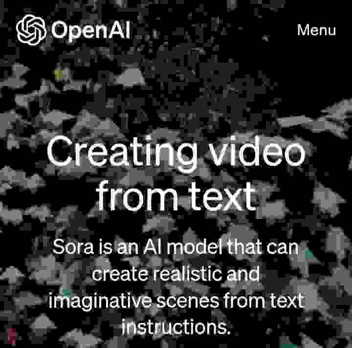 Sora OpenAI：从文本生成令人兴奋的视频的 AI 模型