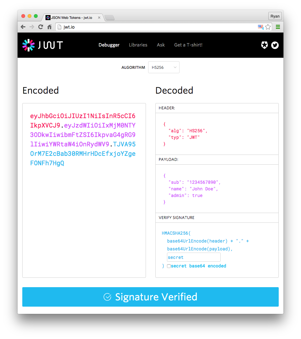 JWT.io Debugger