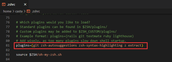 plugin config